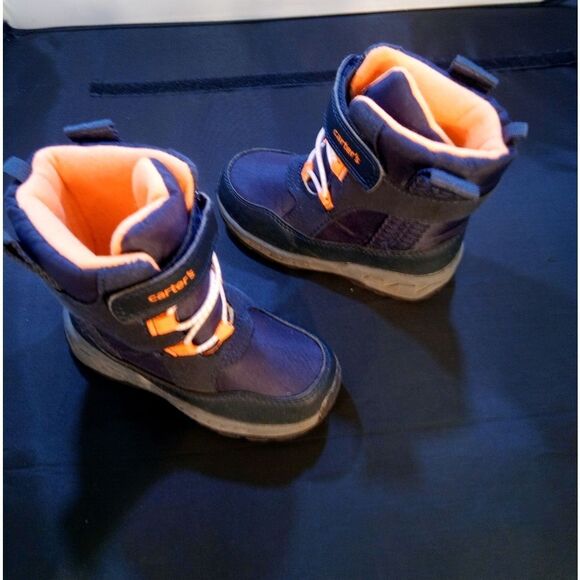 CARTER'S LACE UP TODDLER VELCRO STRAP CLOSURE SNEAKER BOOT - Picture 9 of 14